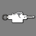 Key Clip W/ Key Ring & Kangaroo Key Tag